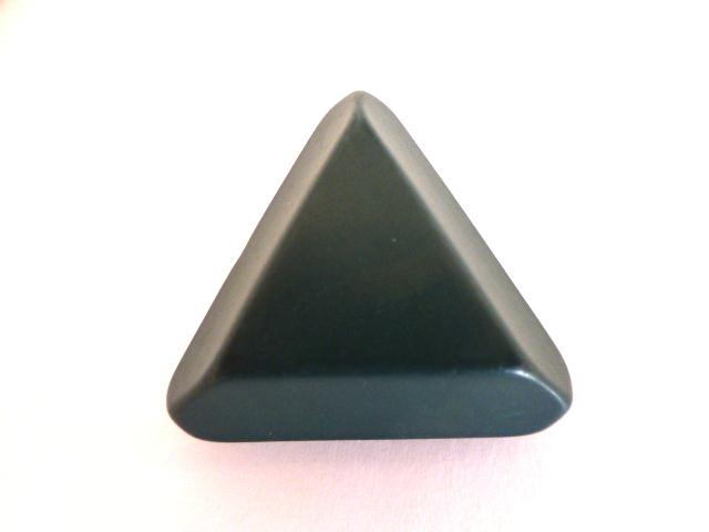 Teal Blue Extra Large Chunky Triangle button (no.01120)