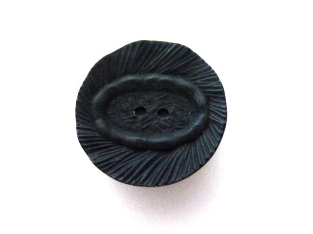 Black Textured button (no.00572)