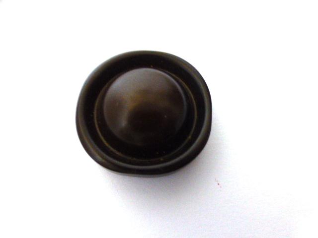 Antique Brown Recess Dome button (no.00961)