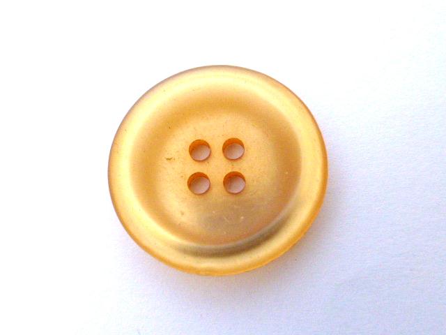 Light Orange Nylon Glow Medium 4 hole button (no.00905)