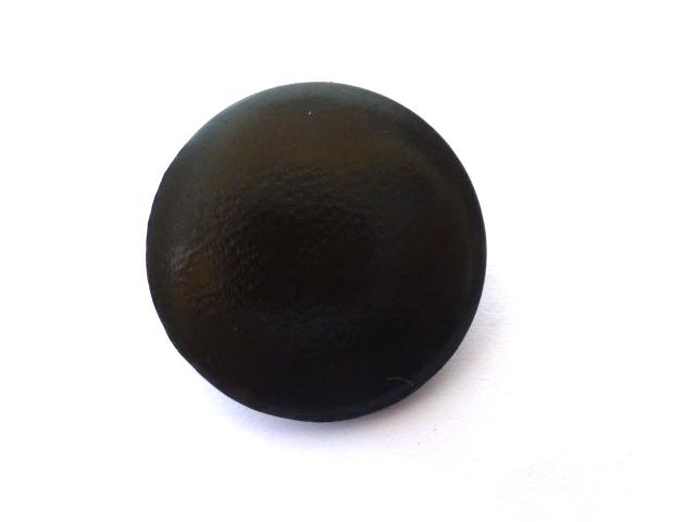 Dark Brown Faux Leather button (no.00996)