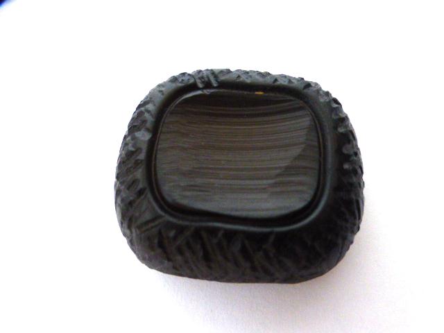 Brown Oblong Framed button (no.00948)