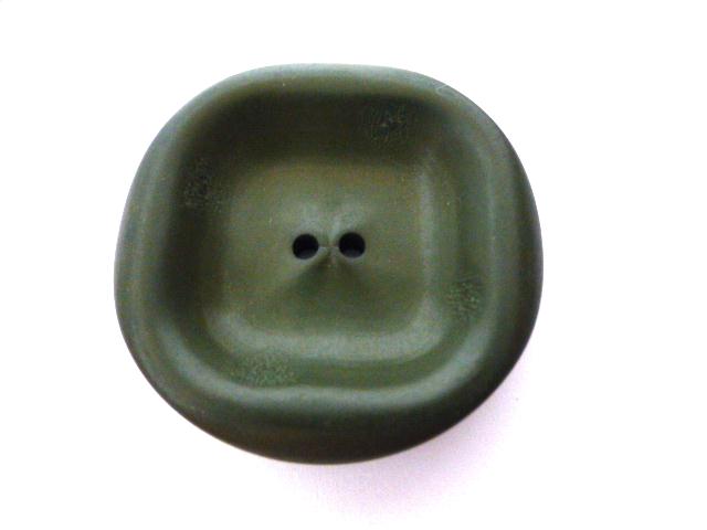 Green Square Round button (no.01094)