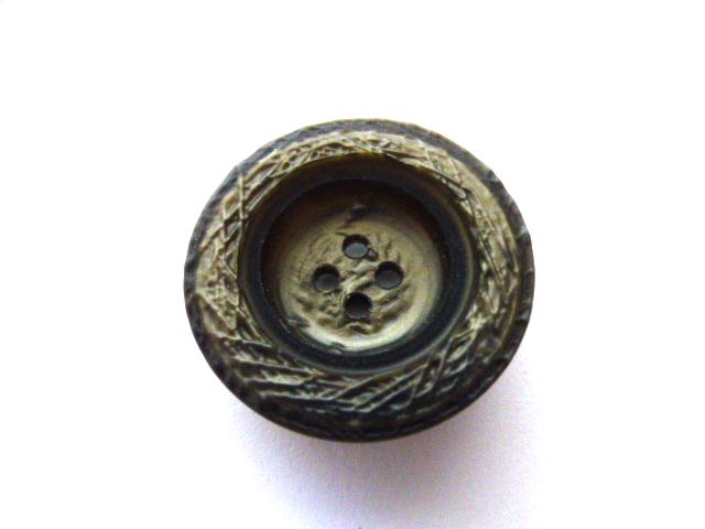 Brown Textured Cup Small button (no.00559)
