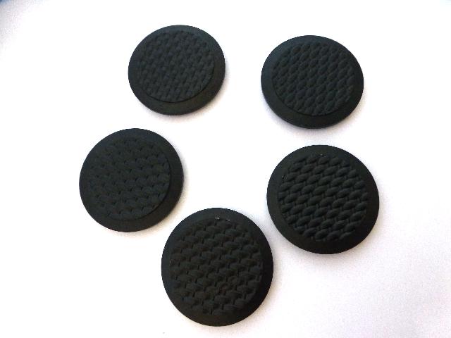 Black Extra Large Basketweave Set of 5 buttons