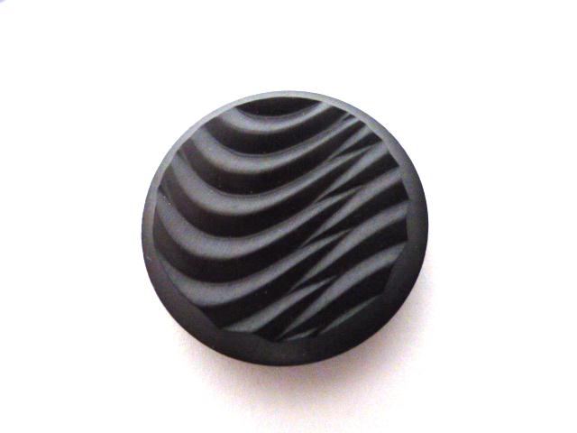 Chocolate Brown Wavy Set of 6 buttons