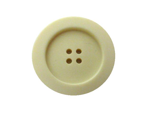 Cream White Thick 4 Hole Set of 6 buttons