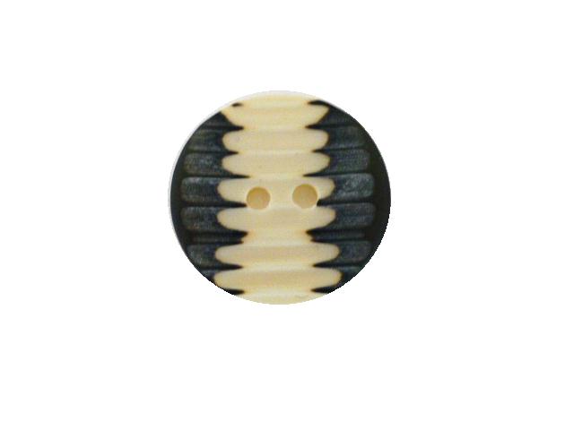 Two-Tone Antler Horn Effect button (no.00362)