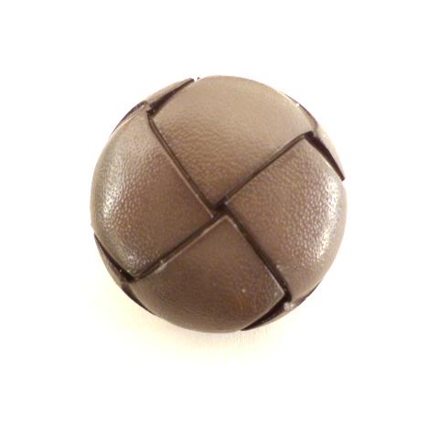 Grey Faux Leather button (No.00425)