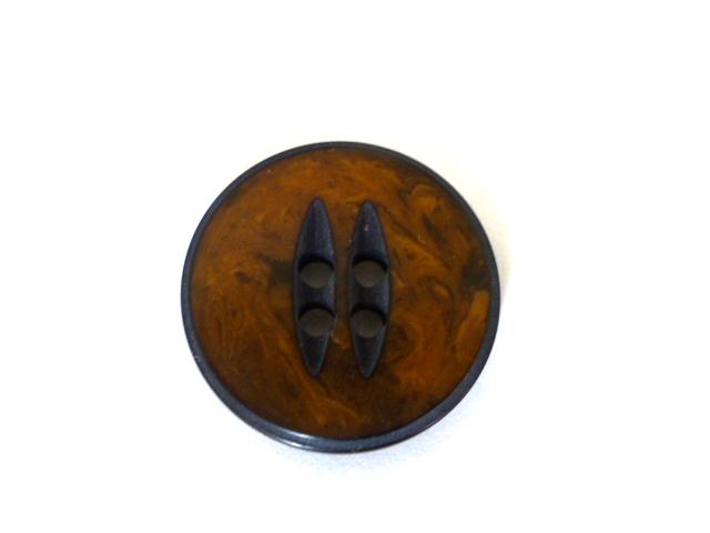 Brown Black Eyelets Small button (no.0451)