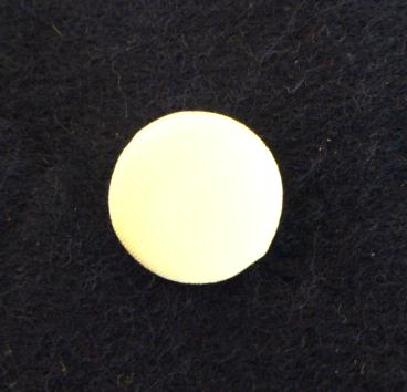 Light Lemon Cotton Covered button (no.00742)