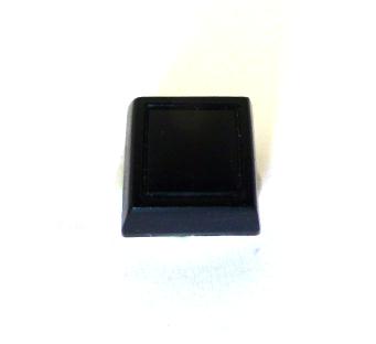 Black Glass Cube button (no.00590)
