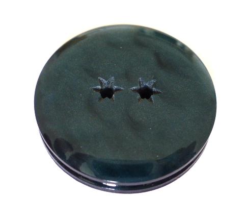 Teal Blue Jukebox Star button (No.00259)