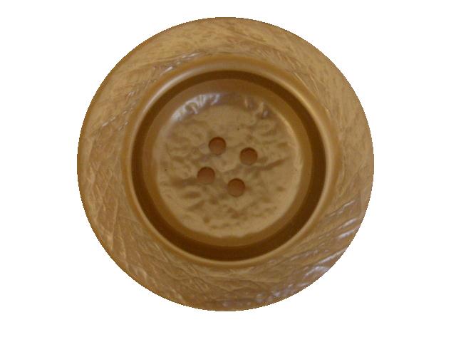 Champagne Beige Large Bucket-style button (no.00716)