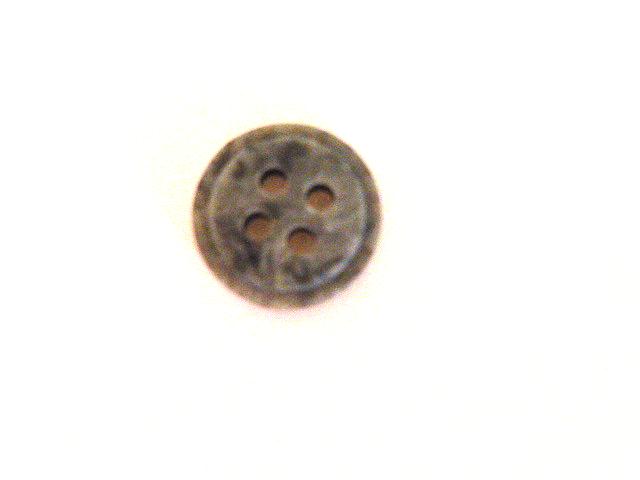 Mottled Brown Stone Tiny button (no.00464)