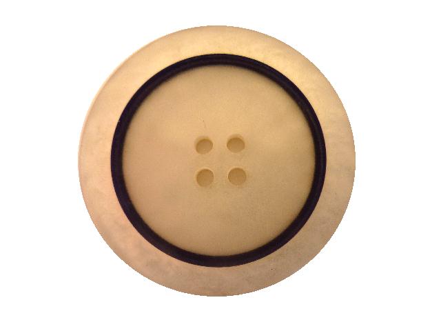 White Mother-of-Pearl Effect 4 Hole button (no. 00866)