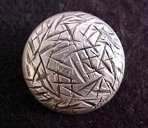 Silver Dome Gashed Button (No.00105)